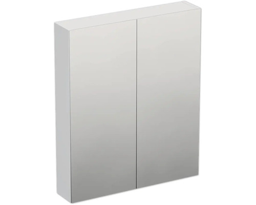 Armoire de toilette Jungborn TRENTA 60 x 14,4 x 72 cm blanc à haute brillance 2 portes IP 44