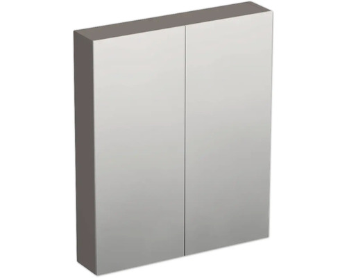 Armoire de toilette Jungborn TRENTA 60 x 14,4 x 72 cm marron clair 2 portes IP 44 Armoire de toilette avec deux portes