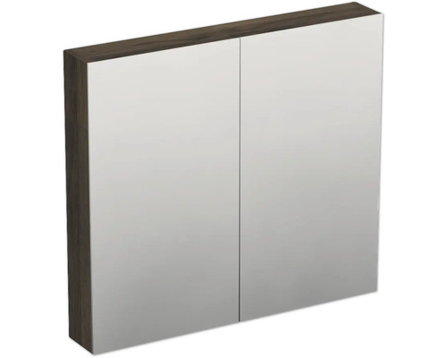 Spiegelschrank Jungborn TRENTA 80 x 14,4 x 72 cm Gladstone eiche 2-türig IP 44