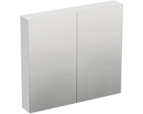 Jungborn Spiegelschrank TRENTA 80 x 14,4 x 72 cm weiß hochglanz 2-türig IP 44