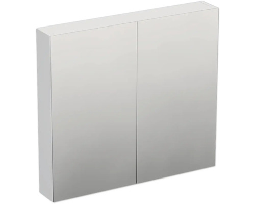 Armoire de toilette Jungborn TRENTA 80 x 14,4 x 72 cm blanc mat 2 portes IP 44