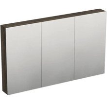 Jungborn Spiegelschrank TRENTA 120 x 14,4 x 72 cm Gladstone eiche 3-türig IP 44