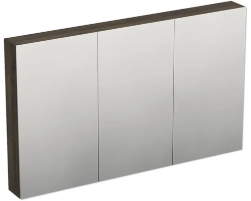 Spiegelschrank Jungborn TRENTA 120 x 14,4 x 72 cm Gladstone eiche 3-türig IP 44