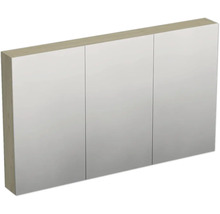 Jungborn Spiegelschrank TRENTA 120 x 14,4 x 72 cm Kendal eiche 3-türig IP 44