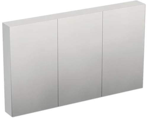 Armoire de toilette Jungborn TRENTA 120 x 14,4 x 72 cm blanc mat 3 portes IP 44 Armoire de toilette avec trois portes pour la salle de bain