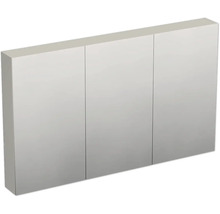 Jungborn Spiegelschrank TRENTA 120 x 14,4 x 72 cm Cahmere glanz 3-türig IP 44