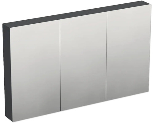 Armoire de toilette Jungborn TRENTA 120 x 14,4 x 72 cm anthracite mat 3 portes IP 44