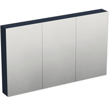 Jungborn Spiegelschrank TRENTA 120 x 14,4 x 72 cm taubenblau 3-türig IP 44