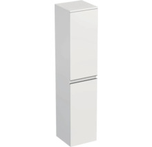Armoire haute de salle de bain blanche avec deux portes