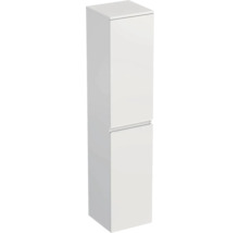 Armoire haute de salle de bains blanche avec deux portes pour salle de bains
