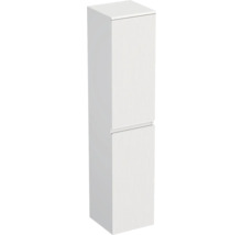Armoire haute de salle de bain blanche avec deux portes