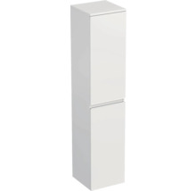 Armoire haute de salle de bain blanche avec deux tiroirs