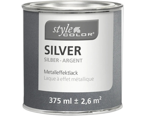 Laque à effet métallique StyleColor SILVER argent 375 ml
