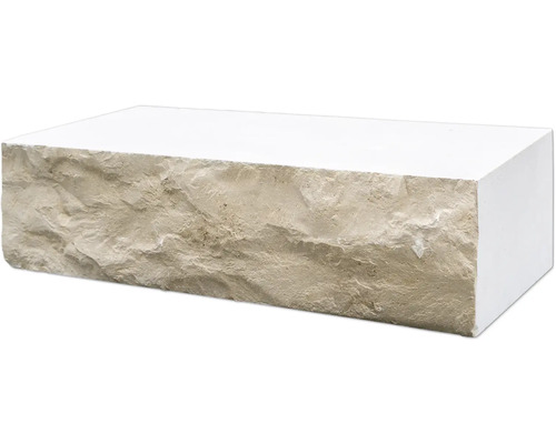 Pierre de construction FLAIRSTONE en calcaire du Jura allemand beige 50 x 18 x 15 cm PAL = 2,1 m² de surface visible