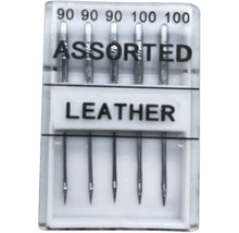 Assortiment d''aiguilles à cuir dans un emballage