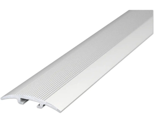 SKANDOR Übergangsprofil Aluminium silber 4,8x30x2700 mm Bodenprofil aus Aluminium