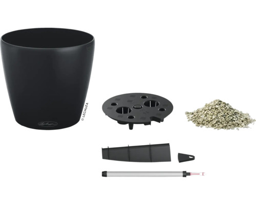 Lechuza Classico Color 21 pot de fleurs Kit complet avec accessoires