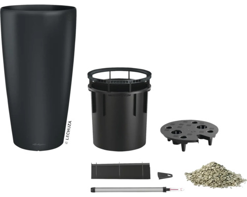 Lechuza Classico 43 Pot de fleurs avec système d''arrosage et accessoires