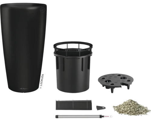 Pot de fleurs Lechuza Classico 43 avec système d''irrigation et accessoires