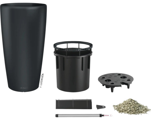 Lechuza Classico 50 pot de fleurs avec système d''arrosage et accessoires