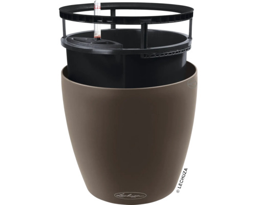 Pot de fleurs avec système d''irrigation et indicateur de niveau d''eau