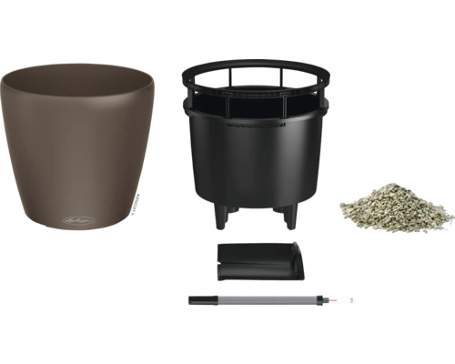Lechuza Classico Color 21 pot de fleurs kit complet avec accessoires
