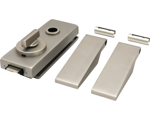 Glas-Türschlossgarnitur mit Griff