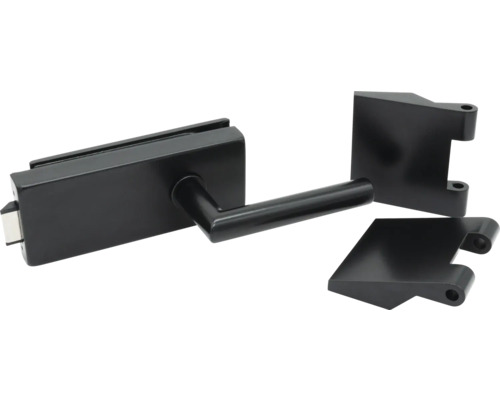 Glastürschloss mit Drückergarnitur und Zubehör