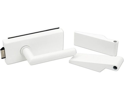 Glastürschloss mit Griff und Zubehör