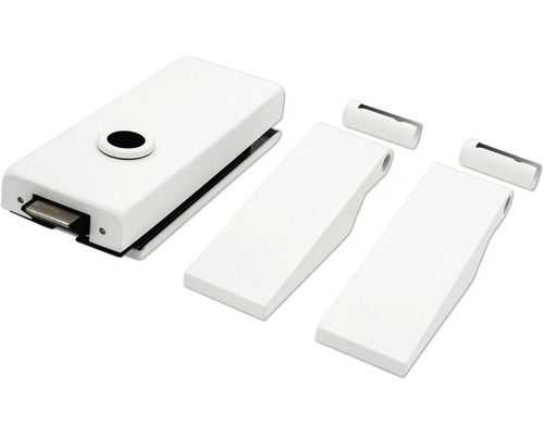 Glastürschloss mit Zubehör