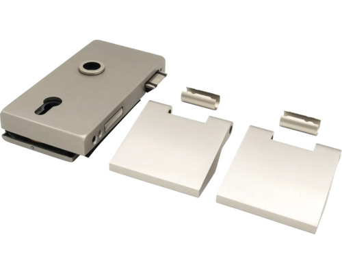 Glastürschloss mit Zubehör