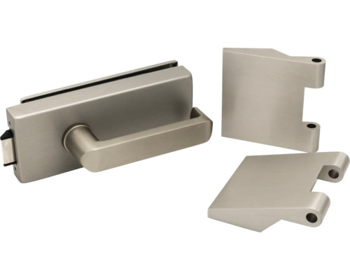 Glastürschloss mit Griff und Gegenstücke