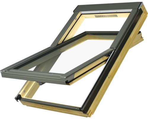 Fenêtre basculante en bois ARON Basic Plus DFB-V verre de sécurité feuilleté 55x78 cm
