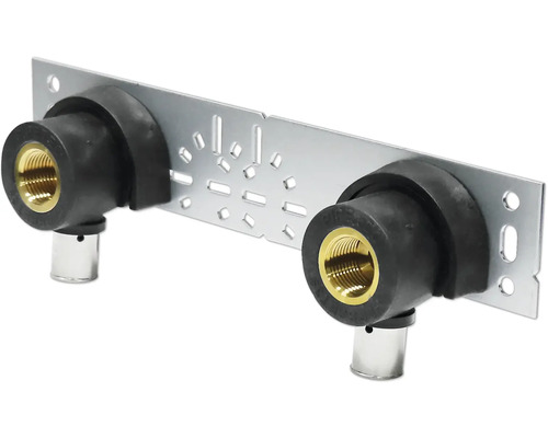 Unité de montage veporit Connect 16 mm x 1/2 pouce 39 mm sur plaque de montage avec kits de protection phonique