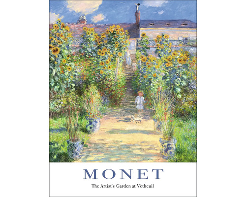 Tableau sur toile Monet Artist Garden 57x77 cm