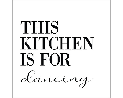 Panneau décoratif Kitchen Dancing 30x30 cm
