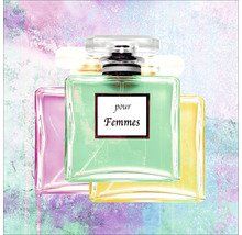 Trois flacons de parfum pour femmes
