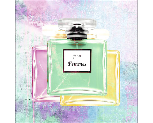 Tableau en verre Essences I 30x30 cm