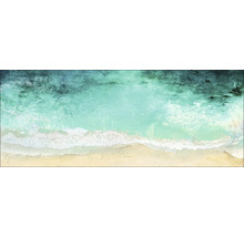 Peinture avec motif de plage et de mer