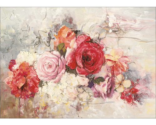 Tableau sur toile Original Colored Flowers VIII 70x50 cm