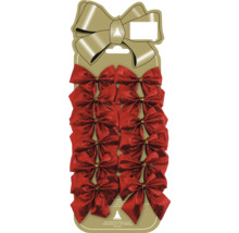 Paquet de nœuds rouges pour la décoration