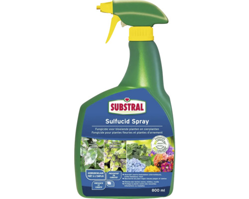 SUBSTRAL SULFUCID spray plantes d'ornements 800 ml Substral Sulfucid Spray pour plantes fleuries et plantes d''ornement