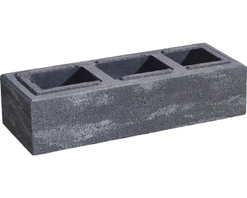 Système de mur Trendline brique de construction 1 1/2 anthracite nuancé 60 x 20 x 16,7 cm