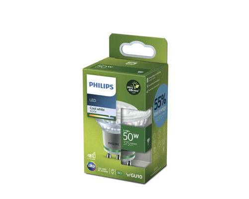 Lampe LED Philips, blanc froid, 50 watts, emballage