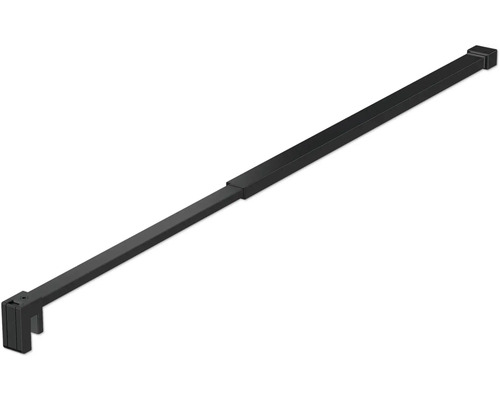 Étrier de stabilisation form&style MODENA 700 - 1200 mm extractible noir mat Porte-serviettes extensible en métal