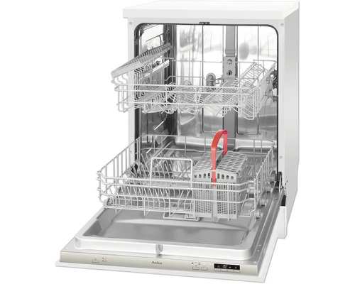 Offener Geschirrspüler mit Geschirrkörben
