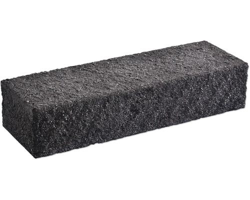 Système de mur Trendline pierre de finition 1 1/2 Lava anthracite CRUSH® 60 x 20 x 16,7 cm