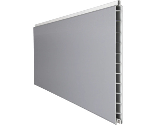 Einzelprofil GroJa BasicLine Premium 180 x 28,4 cm silbergrau Graue Kunststoffpaneele für den Innenbereich