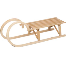 Luge en bois avec sommier à lattes