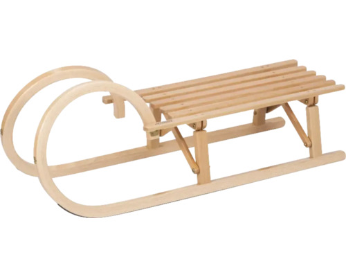 Luge en bois avec sommier à lattes
